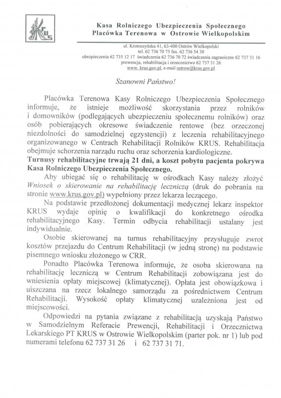 Ogłoszenia Gmina I Miasto Nowe Skalmierzyce