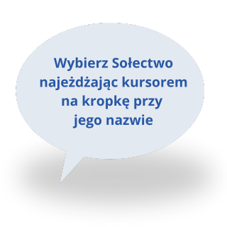 wybierz sołectwo najeżdzając kursorem na kropkę przy jego nazwie
