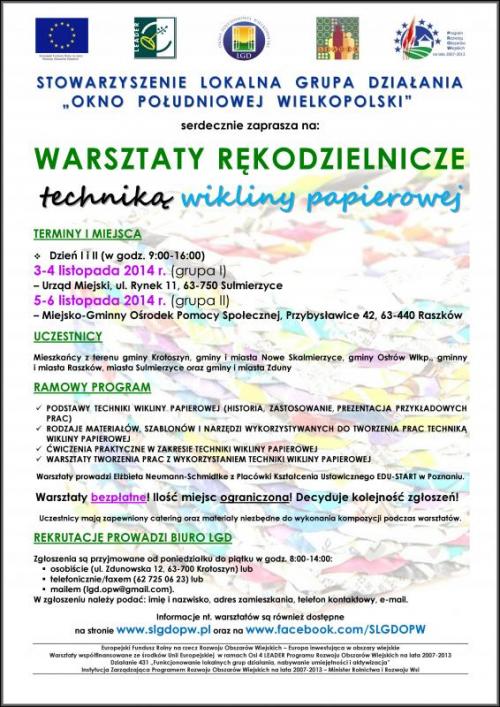 Warsztaty rękodzielnicze